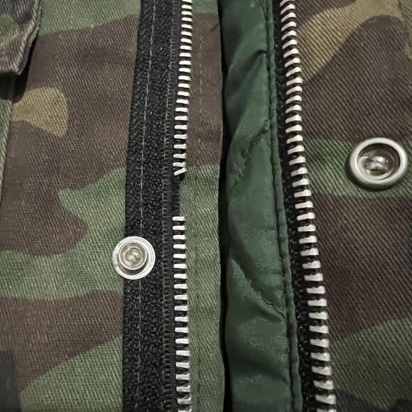 Kicks USA Woodland Camo Field Jacket L - Picture 11 of 12